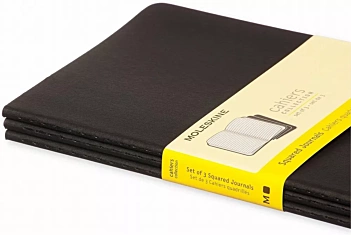 Set 3 Libretas marrón Kraft rayadas Cahier Moleskine 28x22cm
