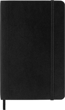 Cuaderno negro cuadros tapa blanda Classic Moleskine 9x14cm