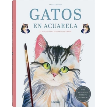 Gatos en acuarela