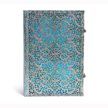 Cuaderno de tapa dura Grande liso Azul Maya Paperblanks 20,5x30cm 120g/m²
