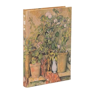 Cuaderno de tapa dura Mini liso Macetas de Terracota y Flores de Cezanne Paperblanks 9x14cm 85g/m²