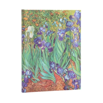 Cuaderno de tapa dura Midi liso Lirios de Van Gogh Paperblanks 12x18cm 120g/m²