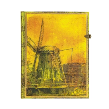 Cuaderno de tapa dura Midi liso 350 Aniversario de Rembrandt Paperblanks 12x18cm 120g/m²