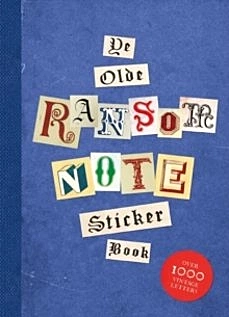Ye Olde Ransom Note Sticker Book L Herriott Inglés
