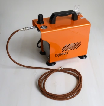 Set Quantum Orange AC-501X compressor and 2m Sparmax hose