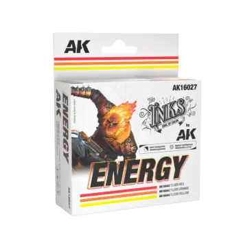 Set 3 tintas Energy AK Interactive 30ml