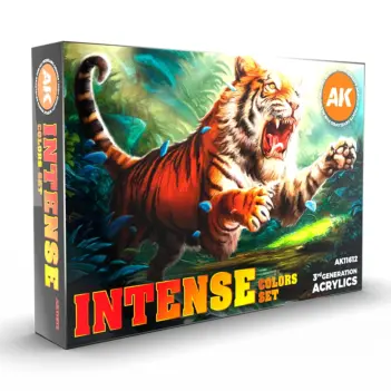 Set 6 colores intensos AK Interactive 17ml