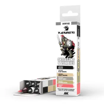 Set 6 Skeletons and Zombies Playmarkers AK Marqueurs interactifs