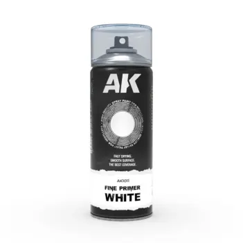 Spray imprimación fina blanca AK Interactive 400ml
