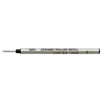 Recambio tinta sin secado al agua negro bolígrafo C304 Ohto 0,4mm