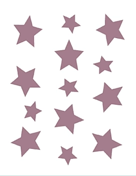 SUPER DEAL **40%** Dayka Trade Stencil Stencil D-106 Stars 15x21cm 