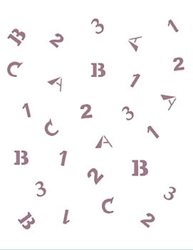 SUPER DEAL **40%** Dayka Trade Stencil Stencil A5 D-110 Letters and Numbers 15x21cm 