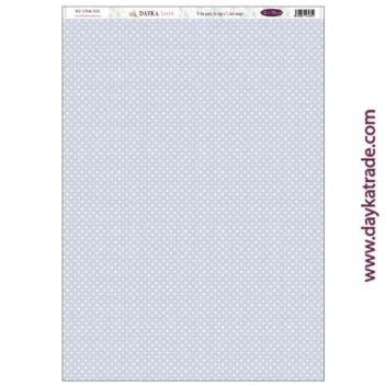 Dayka Trade DTXM-2129 Love and Faith blue polka dots background 33x70cm