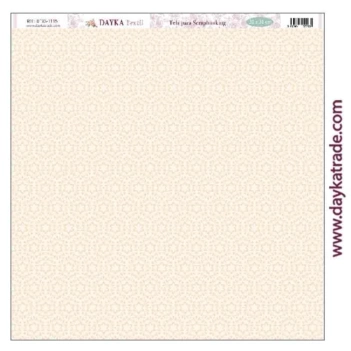 Dayka Trade DTXS-1115 Yellow background with stars Love and Faith 30x30cm