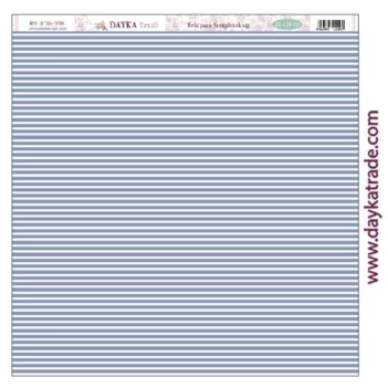 Dayka Trade DTXS-1118 Navy Blue Stripes Love and Faith 30x30cm