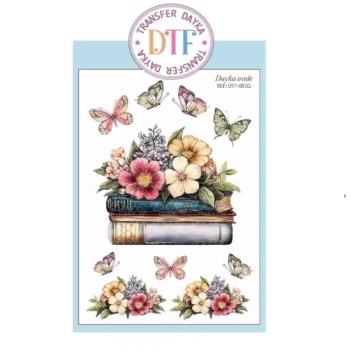 Dayka Trade Transfer Books and Butterflies 20x28.5cm