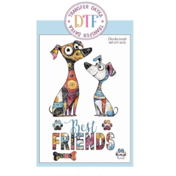 Dayka Trade Best Friends 14x19cm Transfer