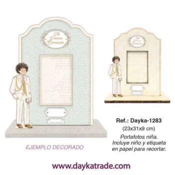 Dayka Trade Photo frame with poster and communion boy admiral 