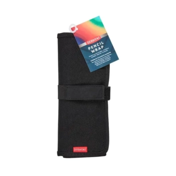 Estuche enrollable para 24 lápices negro Derwent