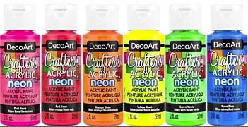 Acrílico Crafter's Acrylic Neón DecoArt 59ml