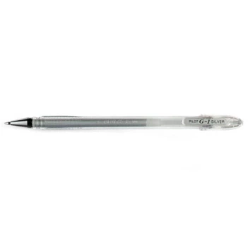 Bolígrafo roller tinta gel G1 Plata Pilot 0,7mm