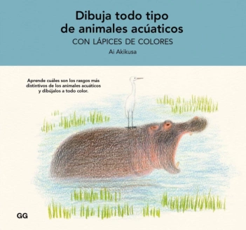 Dibuja todo tipo de animales acuáticos con lápices de colores A Akikusa Castellano