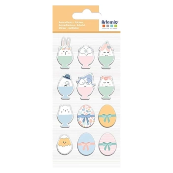Artemio Puffy stickers Funny Eggs 