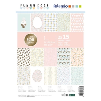 Artemio Paper pad Funny Eggs A4 Paper Pad