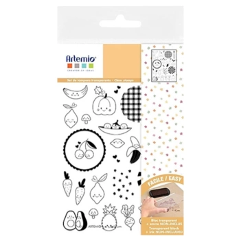 Artemio Vitamines clear stamp set