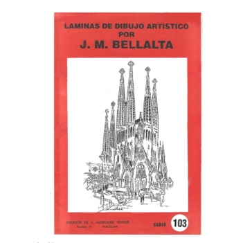 Artistic drawing plates 103 Barcelona JM Bellalta Castellano
