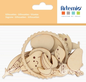 Artemio Wooden Die-cuts Vitamines 