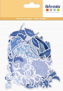 Artemio Die-Cuts Flowers Bleu 