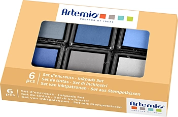 Artemio Set 6 inks Bleu 