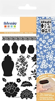 Artemio Acrylic Clear Stamps Bleu 