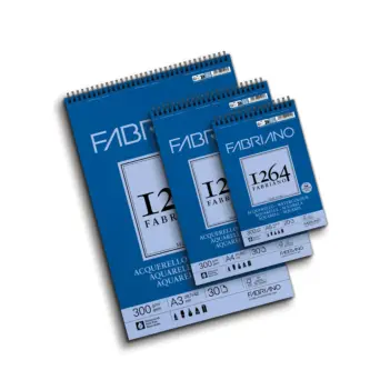 Fabriano 300g/m² Aquarellblock 1264