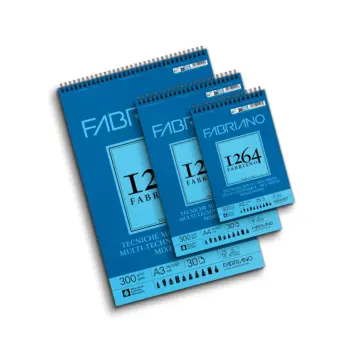 Pad 1264 Mix Media Fabriano 300g/m².