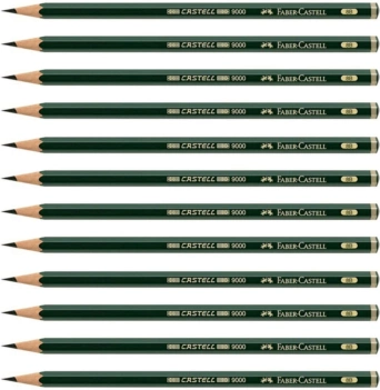 Lápiz grafito Castell 9000 Faber-Castell