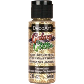 Acrílico metálico Galaxy Glitter Champan DecoArt 59ml