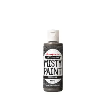 Pintura Misty Paint Negro Art Stories Stamperia 60ml