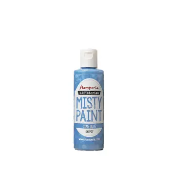 Misty Paint Cyan Art Stories Stamperia Farbe, 60 ml