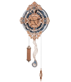 Model Romantic Notes Wall Clock Robotime