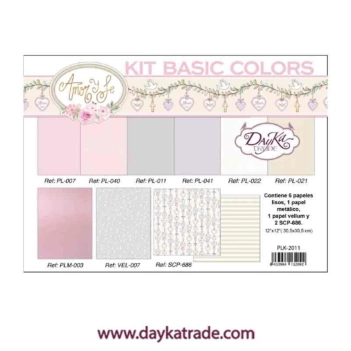 Dayka Trade Paper Kit Basics Love and Faith Girl 30x30cm