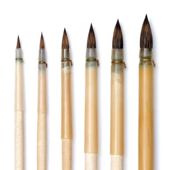 Pincel extra corto ardilla Gris redondo Serie 6731 Isabey