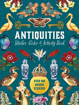 Antiquities Sticker, Color & Activity Book Over 500 Unique Stickers Varios Inglés