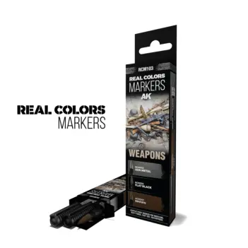 Set 3 rotuladores Armas RC Markers AK Interactive