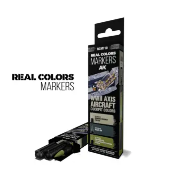 Set of 3 markers for WWII RC aircraft cockpits by AK Interactive