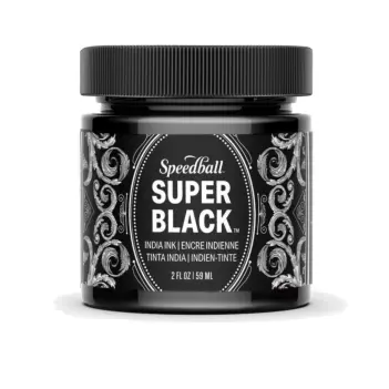 Tinta india para caligrafía Super Black Speedball 59ml