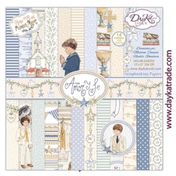 Dayka Trade Paper Kit Love and Faith Child 30x30cm