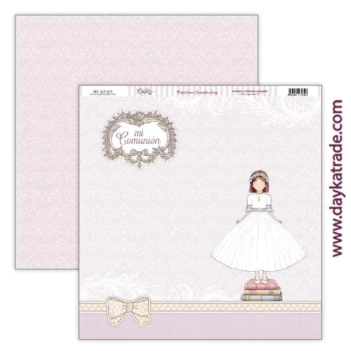 Dayka Trade Paper SCP-675 Communion Girl on books Love and Faith 30x30cm