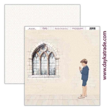 Dayka Trade Paper SCP-687 Communion boy sailor Love and Faith 30x30cm